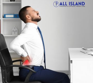 Lower back pain from sitting