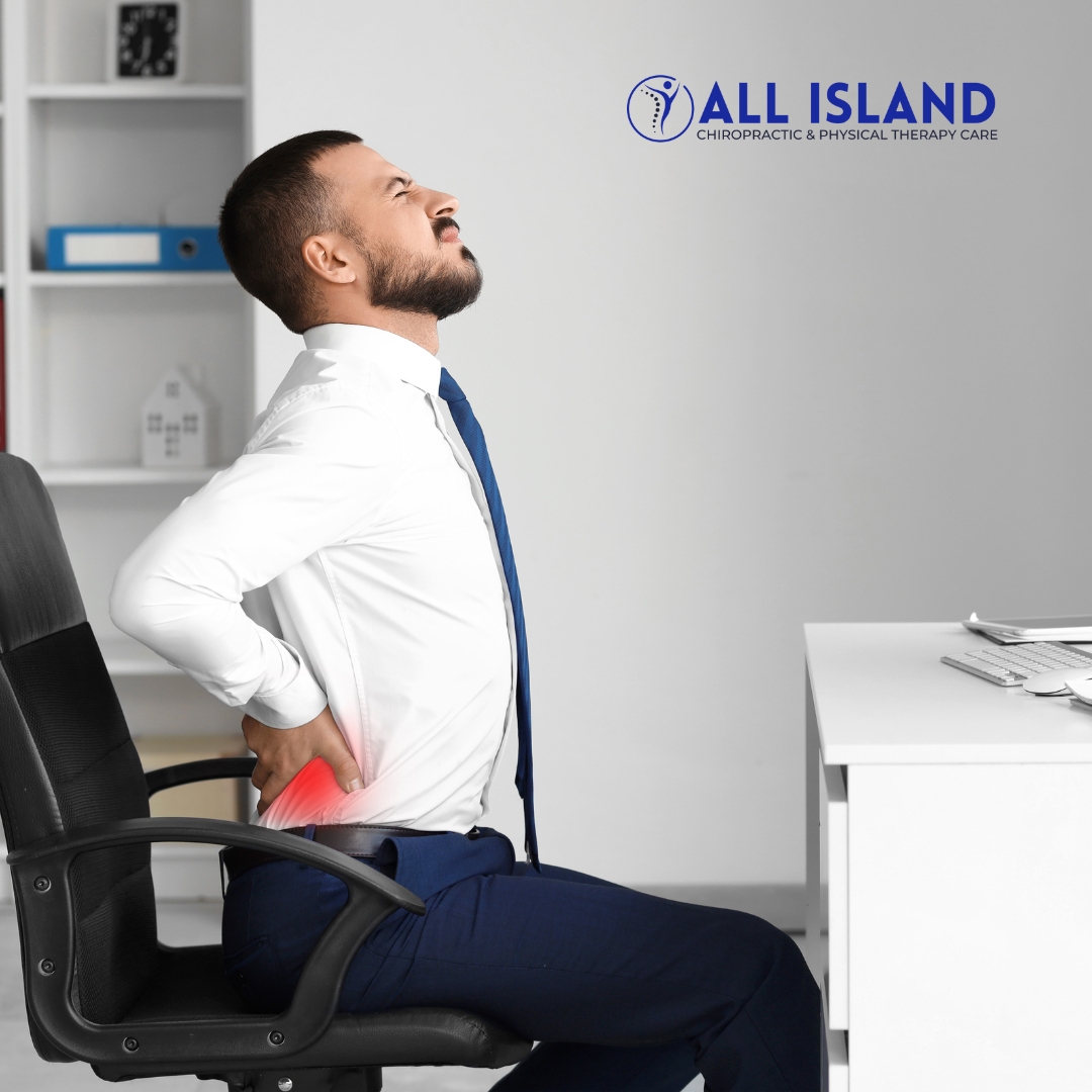 Lower back pain from sitting